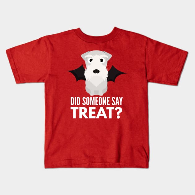 Sealyham Terrier Halloween Trick or Treat Kids T-Shirt by DoggyStyles